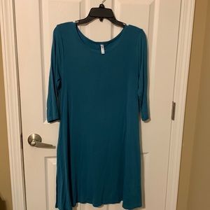 Women’s VIISHOW Dress/ XL / Teal Color